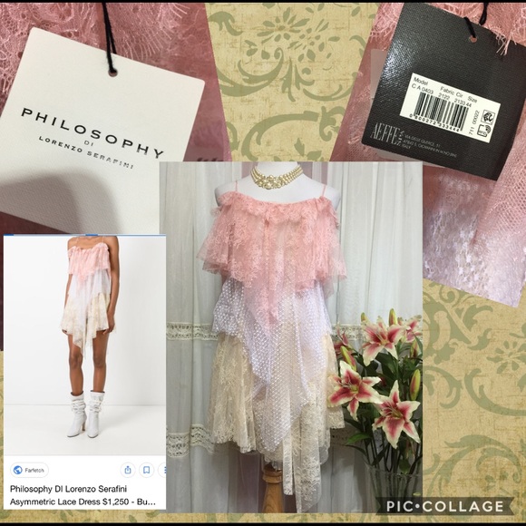 PHILOSOPHY DI LORENZO SERAFINI asymmetric dress - Picture 8 of 8